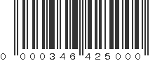 UPC 000346425000