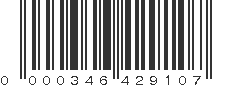 UPC 000346429107