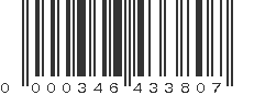 UPC 000346433807