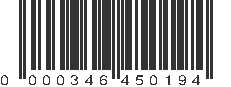 UPC 000346450194