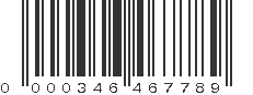 UPC 000346467789