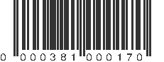 UPC 000381000170