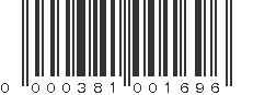 UPC 000381001696