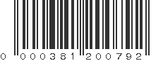 UPC 000381200792