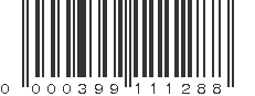 UPC 000399111288