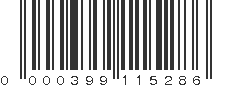 UPC 000399115286