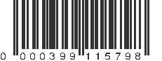 UPC 000399115798