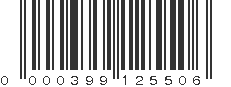 UPC 000399125506