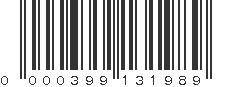 UPC 000399131989