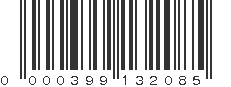 UPC 000399132085