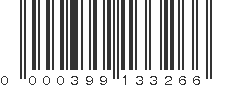 UPC 000399133266