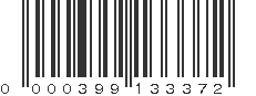 UPC 000399133372