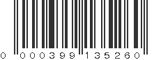 UPC 000399135260