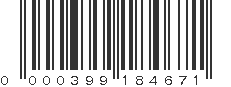 UPC 000399184671