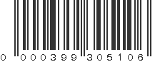 UPC 000399305106