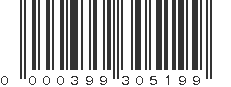 UPC 000399305199