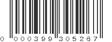 UPC 000399305267