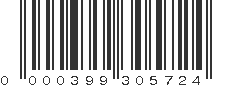 UPC 000399305724