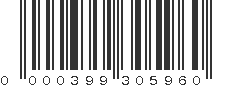 UPC 000399305960