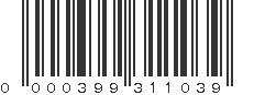 UPC 000399311039