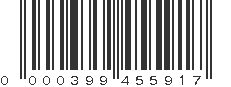 UPC 000399455917