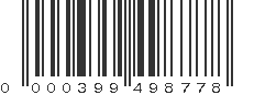 UPC 000399498778