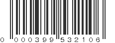 UPC 000399532106