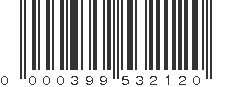 UPC 000399532120