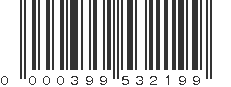 UPC 000399532199