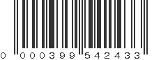 UPC 000399542433