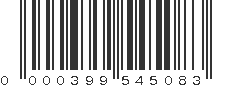 UPC 000399545083