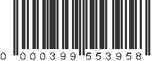 UPC 000399553958