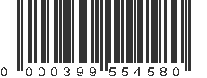 UPC 000399554580