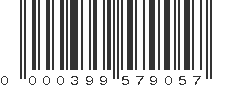 UPC 000399579057