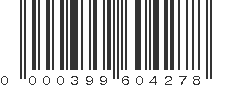 UPC 000399604278