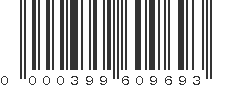 UPC 000399609693