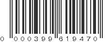 UPC 000399619470