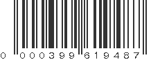 UPC 000399619487