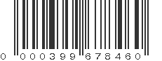 UPC 000399678460