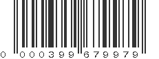 UPC 000399679979