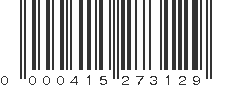 UPC 000415273129