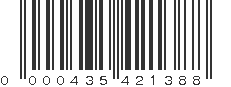 UPC 000435421388