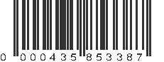 UPC 000435853387