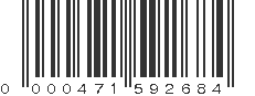 UPC 000471592684