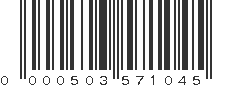 UPC 000503571045