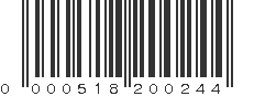 UPC 000518200244