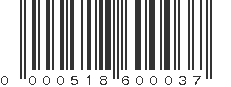 UPC 000518600037