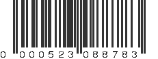 UPC 000523088783