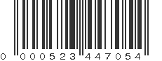 UPC 000523447054