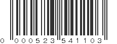 UPC 000523541103